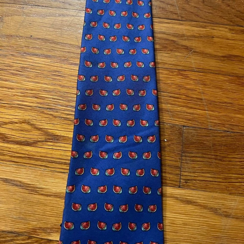 Lands End Watermelon Tie